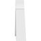 Ekena Millwork Archdale Architectural Grade PVC Gable Bracket, 36"W x 9"H x 2"D x 4"F, 6/12 Pitch GBP036X09X0204ARC00 - alternate 3